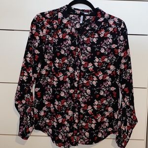 Floral Button Down Long Sleeve